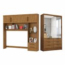 Ver imagem 1 de Guarda Roupa Sevilha Premium com Cama Casal Carioca Móveis Cinamomo