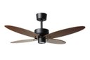 Ver imagem 1 de Ventilador de Teto Maiorca Preto Fosco 4 Pás Tabaco Led 16w 3000k 127v Tron