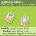 Ver imagem 7 de Chaveiro Acrílico 3x4 para Personalizar 200 Unidades