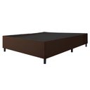 Ver imagem 1 de Cama Box Base Casal Queen Suede Marsala