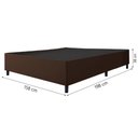 Ver imagem 4 de Cama Box Base Casal Queen Suede Marsala