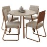 Conjunto Sala de Jantar 4 Cadeiras Dália Carraro   - 2