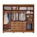 Ver imagem 4 de Guarda-roupa Portas de Correr C/ Espelho Florença Cinamomo