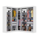 Ver imagem 4 de Guarda-Roupa Infantil 9 Portas Jasmim Branco