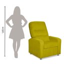 Ver imagem 5 de Poltrona Decorativa do Papai Reclinável Confortável Suede - Lm Decor Amarelo