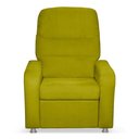 Ver imagem 3 de Poltrona Decorativa do Papai Reclinável Confortável Suede - Lm Decor Amarelo