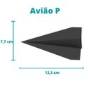 Ver imagem 4 de Estatueta Avião Origami P - 13,5cm comp. - Toque 3D:Cinza