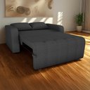 Ver mais imagens de Sofa Cama 2 Lugares 138 Cm Amora Linho Vancouver Milani Store Chumbo
