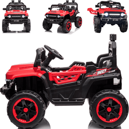 Carro Eletrico Jeep ATV One Super 4x4 12V Controle Vermelho - 3