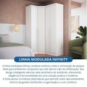 Ver mais imagens de Guarda-Roupa Modulado 3 Peças Infinity Branco/Line