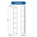 Ver imagem 4 de Guarda-Roupa Modulado 3 Peças Infinity Branco/Line