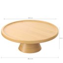 Ver imagem 5 de Kit Porta Pão e Boleira Pedestal Bambu com Tampa Coza Brisa Café da Manhã Mesa Posta