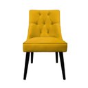 Ver imagem 3 de Cadeira De Jantar Bela Capitone Suede Amarelo