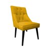 Cadeira De Jantar Bela Capitone Suede Amarelo - 1