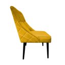 Ver imagem 2 de Cadeira De Jantar Bela Capitone Suede Amarelo