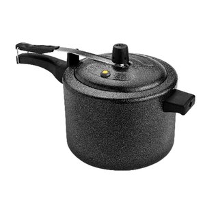 Panela de Pressão 10 Litros Aluminio Preto Craquelado Real