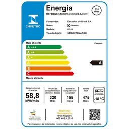 Refrigerador Electrolux Cycle Defrost 2 Portas 475 Litros Branco Dc51 – 220 Volts - 5