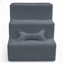 Ver imagem 1 de Escada de Cachorro Escadinha Pet Gato Rampa 3 Degrais Veludo