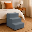 Ver imagem 6 de Escada de Cachorro Escadinha Pet Gato Rampa 3 Degrais Veludo