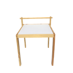 Mesa Infantil Acessório Montessoriano em madeira maciça Pinus Verniz e MDF - 1