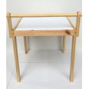 Ver imagem 3 de Mesa Infantil Acessório Montessoriano em madeira maciça Pinus Verniz e MDF
