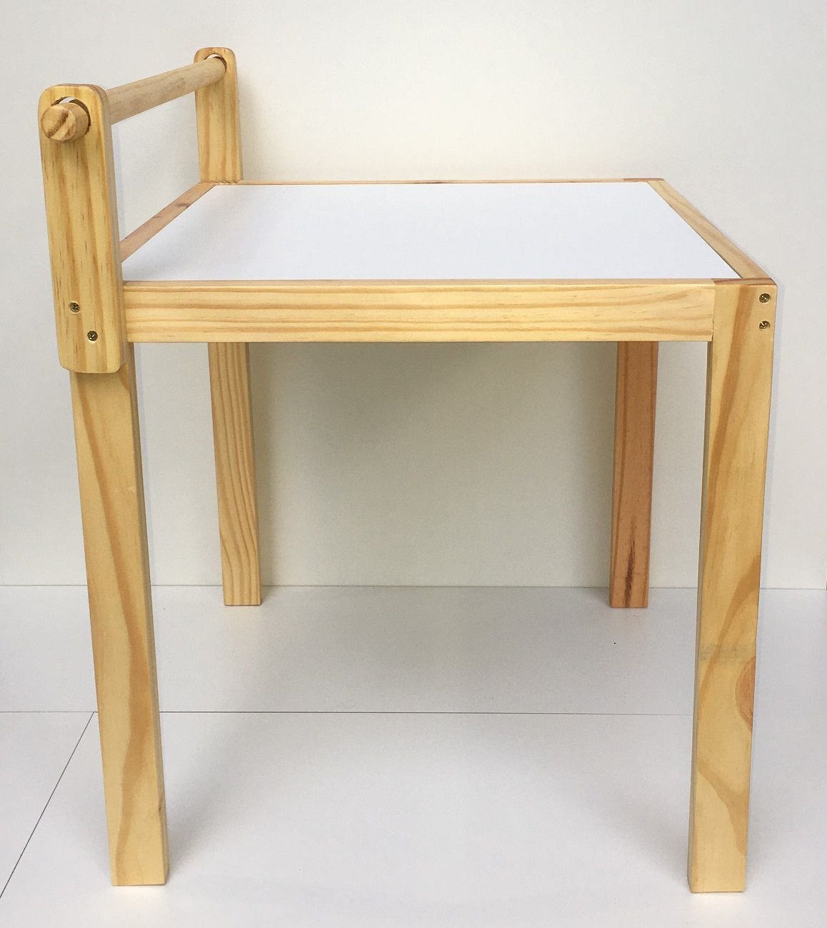 Mesa Infantil Acessório Montessoriano em madeira maciça Pinus Verniz e MDF - 2