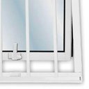 Ver imagem 3 de Janela Maxim-ar de Alumínio Mgm Soft com Grade Branco 60x60