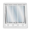 Ver imagem 1 de Janela Maxim-ar de Alumínio Mgm Soft com Grade Branco 60x60