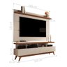 Rack e Painel para TV Hamal 1.6 Off White Freijó - 2