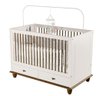 Berço Vira-cama Retrô Off White-nogueira com Gavetas - 3