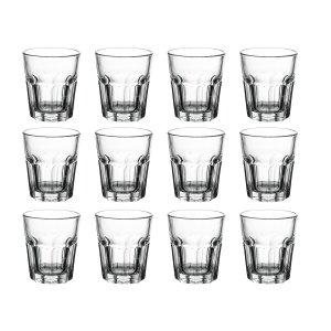 12 Copos de Dose/Shot Tequila Canelado Gibraltar LotusGlass 50ml