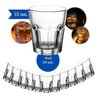 12 Copos de Dose/Shot Tequila Canelado Gibraltar LotusGlass 50ml - 5