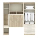 Ver imagem 5 de Guarda Roupa Modulado Solteiro 5 Gavetas C/ Cabeceira Master