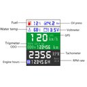 Ver imagem 3 de Velocímetro Gps Digital Universal 85mm Km/h, Mph, Nós Odômetro e Bússola 12v