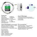 Ver imagem 2 de Velocímetro Gps Digital Universal 85mm Km/h, Mph, Nós Odômetro e Bússola 12v