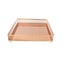 Ver imagem 1 de Bandeja de Metal Decorativa Quadrada