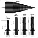 Ver imagem 3 de Broca Racha Lenha 32mm para Furadeira com 4 Hastes Universal Lorben