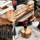 Ver imagem 2 de Broca Racha Lenha 32mm para Furadeira com 4 Hastes Universal Lorben