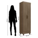 Ver imagem 4 de Armário Multiuso Lite Carvalho Oak – Móveis Leão