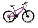 Ver imagem 1 de Bicicleta Colli Mônaco Aro 26 Disco 21 V Rapid Fire Cor Vermelho Tamanho do Quadro 13,5 Lilás