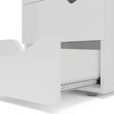 Ver imagem 3 de Mesa de Cabeceira 3 Gavetas Porto Branca Politorno