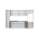 Ver imagem 3 de Cozinha Modulada Celeste Kappesberg 100% Mdf Branco/nogueira 340cm