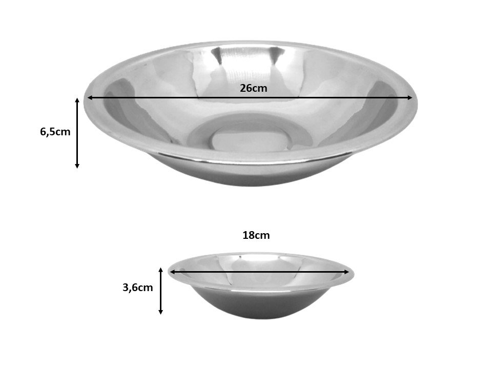 Jogo para Salada 4 Peças Bowl Inox, Saleiro Vidro e Ralador 4 Faces - Mundial Import - 5