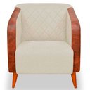Ver imagem 1 de Poltrona Cadeira Decorativa Sala Estar Silmara Luxo Compose - Montanaris Decor