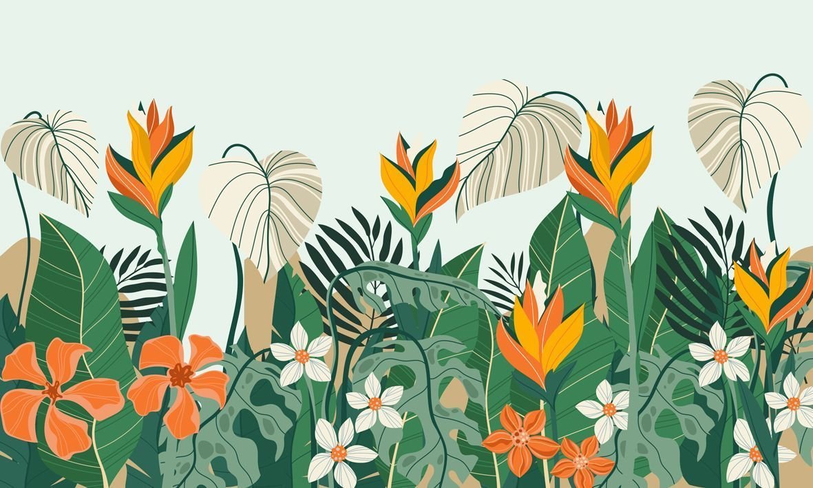 Papel de Parede - Jardim de Plantas - 2