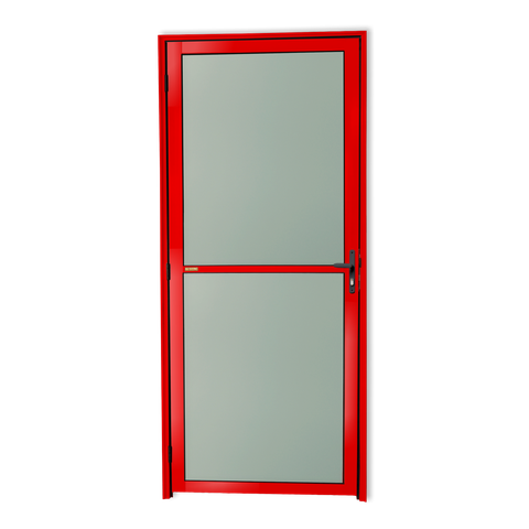 Porta Alumínio Vidrão D.Vermelho 90 V.Boreal Brimak