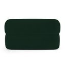 Ver imagem 7 de Sofá Orgânico 02 Lugares Living Glee 140cm Veludo Verde Escuro - Desk Design