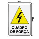 Ver imagem 2 de Combo 3 Placas De Sinalização Quadro De Força 20x30 Acesso - S-217/1 F9e