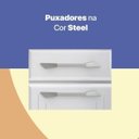 Ver imagem 6 de Cozinha Compacta Modulada 3 Peças em Aço Topázio Telasul Branco