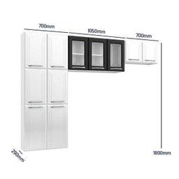 Cozinha de Aço Compacta 3 Peças Topázio  - 3